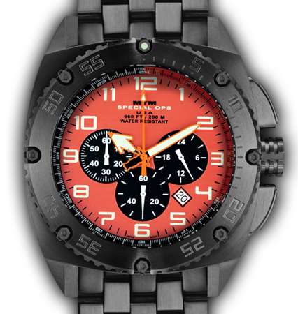 Patriot Black Tit Orange Dial - Tit Band